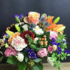 Bouquet coloré, Bouquet de fleurs fraîches, Des Lys & Délices, Sion