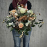 Bouquet Noël Blanc, la reine des neiges, Des Lys & Délices, Sion, Artisan Fleuriste en Valais