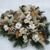 Cœur hivernal, cœur montagnard, un symbole éternel, floristique de deuil, Des Lys & Délices, Sion