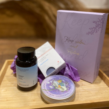 Coffret Keep Calm and, Relax, Lavande, Des Lys & Délices, Sion