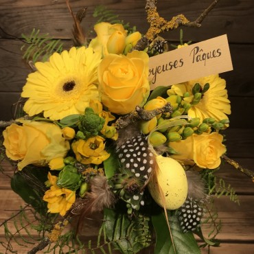 Bouquet pour Pâques, Des Lys & Délices, Fleuriste à Sion