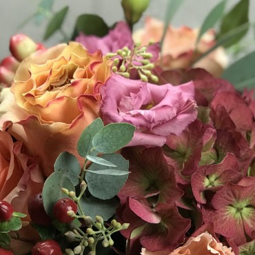 Bouquet douceur d'automne, Des Lys & Délices, Sion